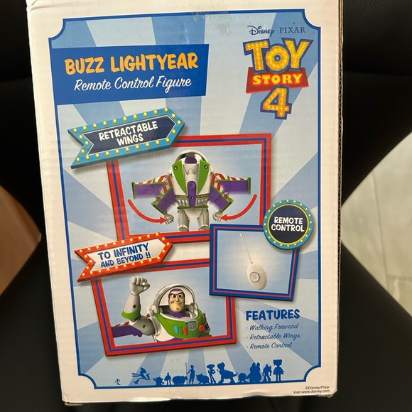 DISNEY TOY STORY 4 BUZZ LIGHTYEAR REMOTE CONTROL FIGURE ( New ) - Picture 5 of 5